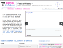 Tablet Screenshot of enviesdachats.com